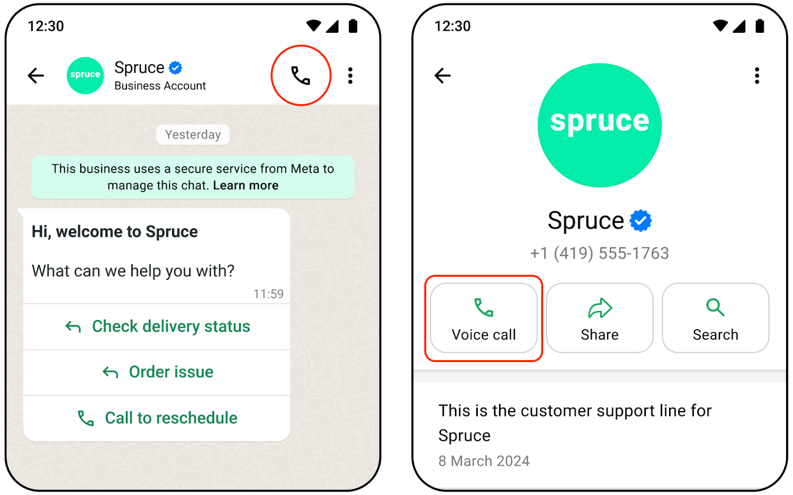 whatsapp calling