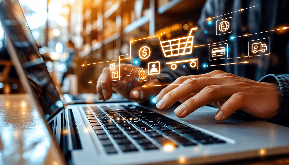 WhatsApp e-commerce catalog with product carousels and automated order updates